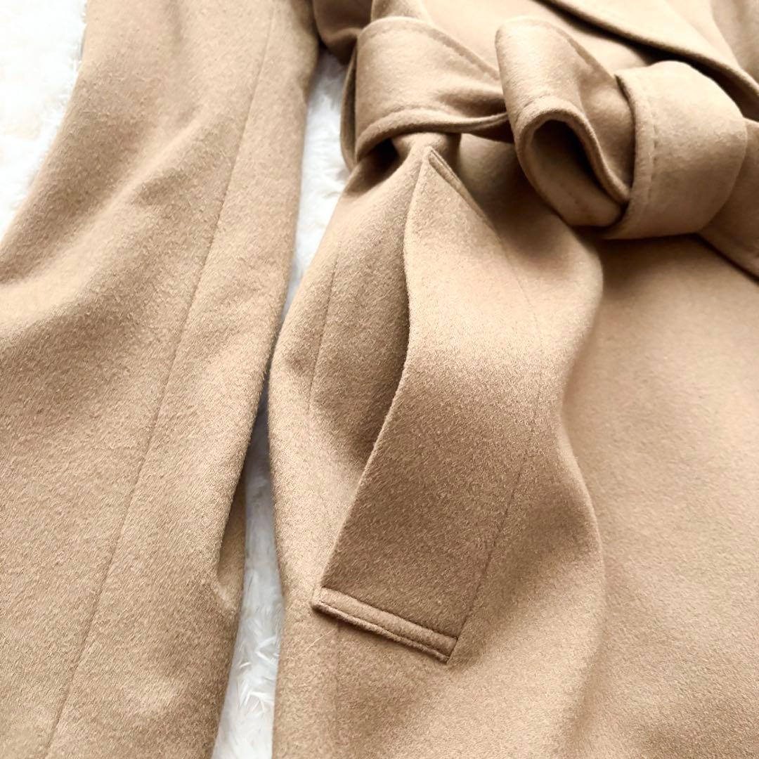 未使用級 ロロピアーナ チェスターコート ベルテッドコート キャメル 正規品