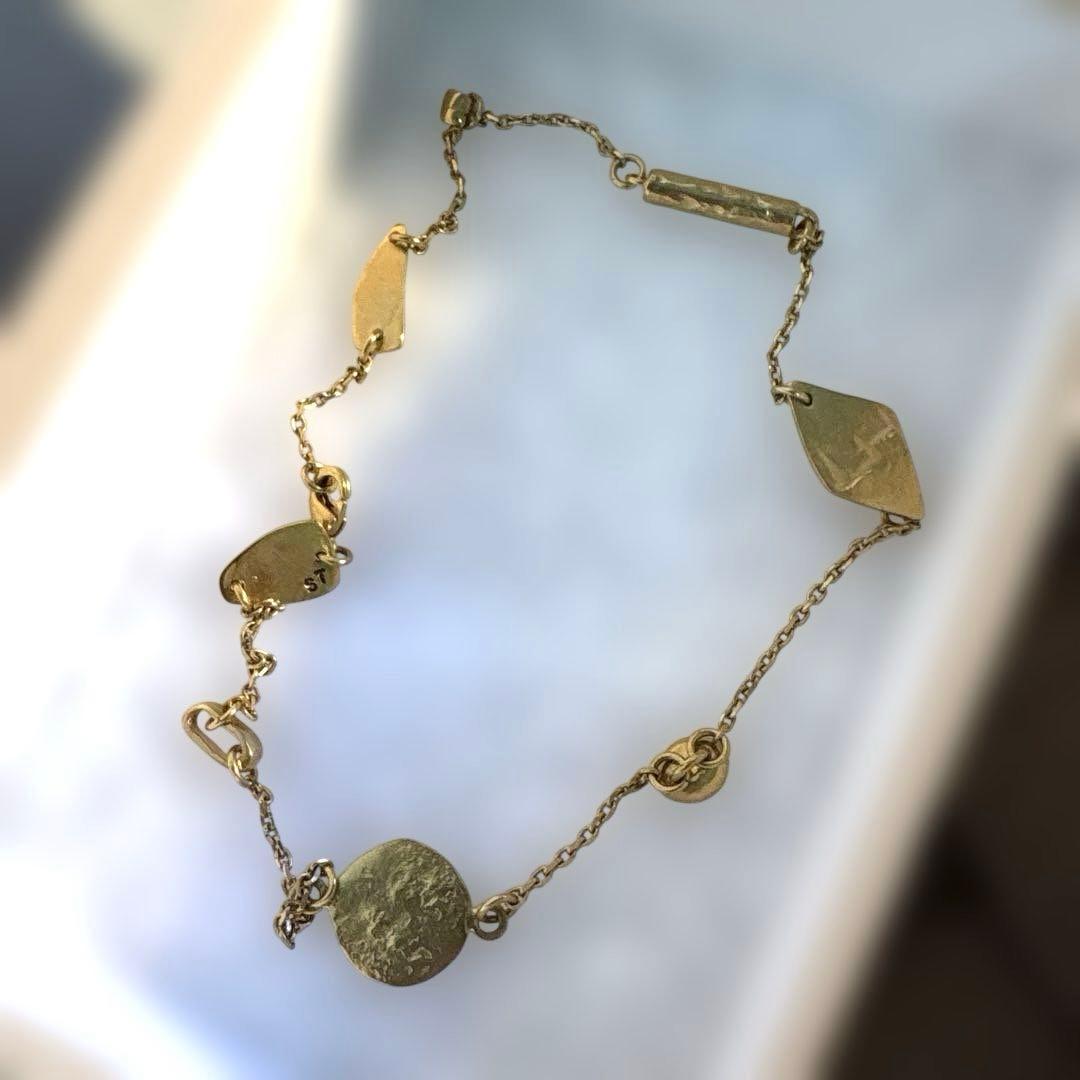 最終価格　セルジュトラヴァルネックレス　ゴールド アッシュペーフランス　プリュ