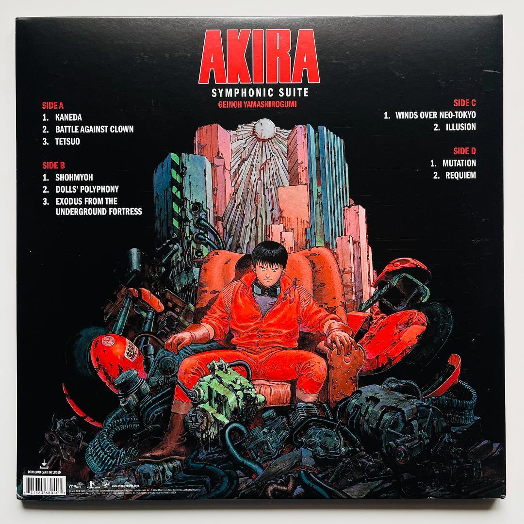 美品 正規盤 2LP レコード アキラ AKIRA 芸能山城組 大友克洋