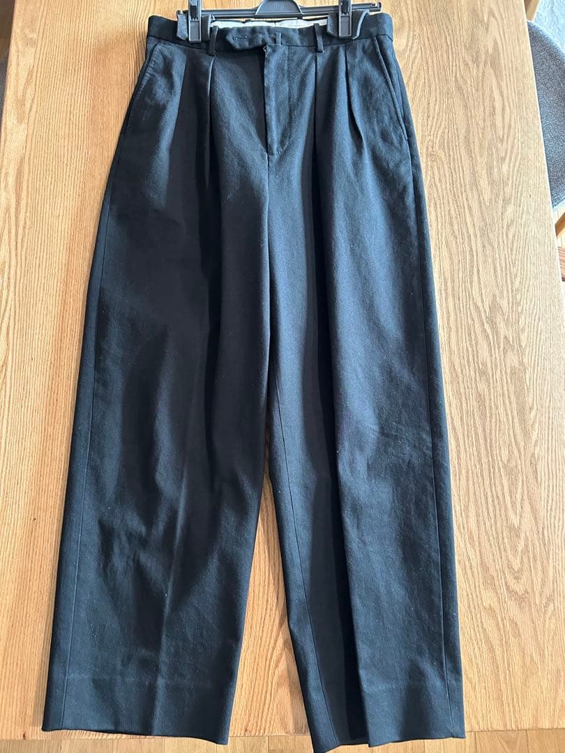 Steven Alan ドリル インツープリーツ ドレス トラウザーズ