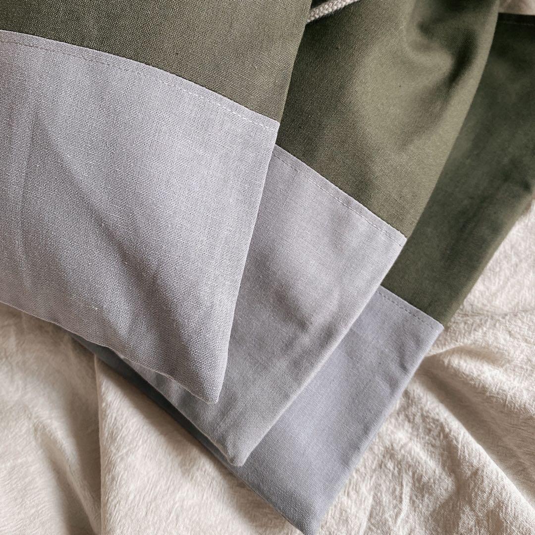 ハンドメイド　入園入学グッズ　3点セット　レッスンバッグ　上履き入れ