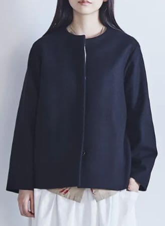 アトリエナルセ　ウールコクーンジャケット