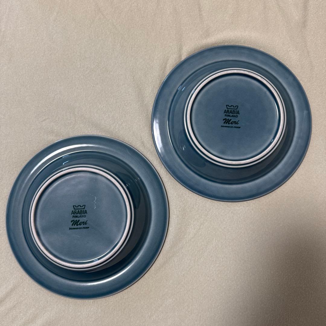 【ARABIA/アラビア】Meri 2枚セット　メリ スーププレート