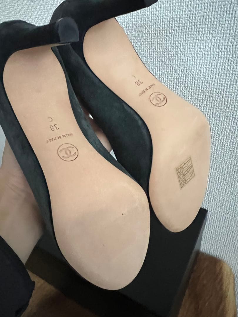 未使用　CHANEL パンプス ココマーク イタリア製