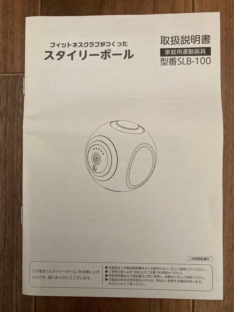 ほぼ新品　オアシス スタイリーボール青　下半身筋トレ充電式振動ボール　ダイエット