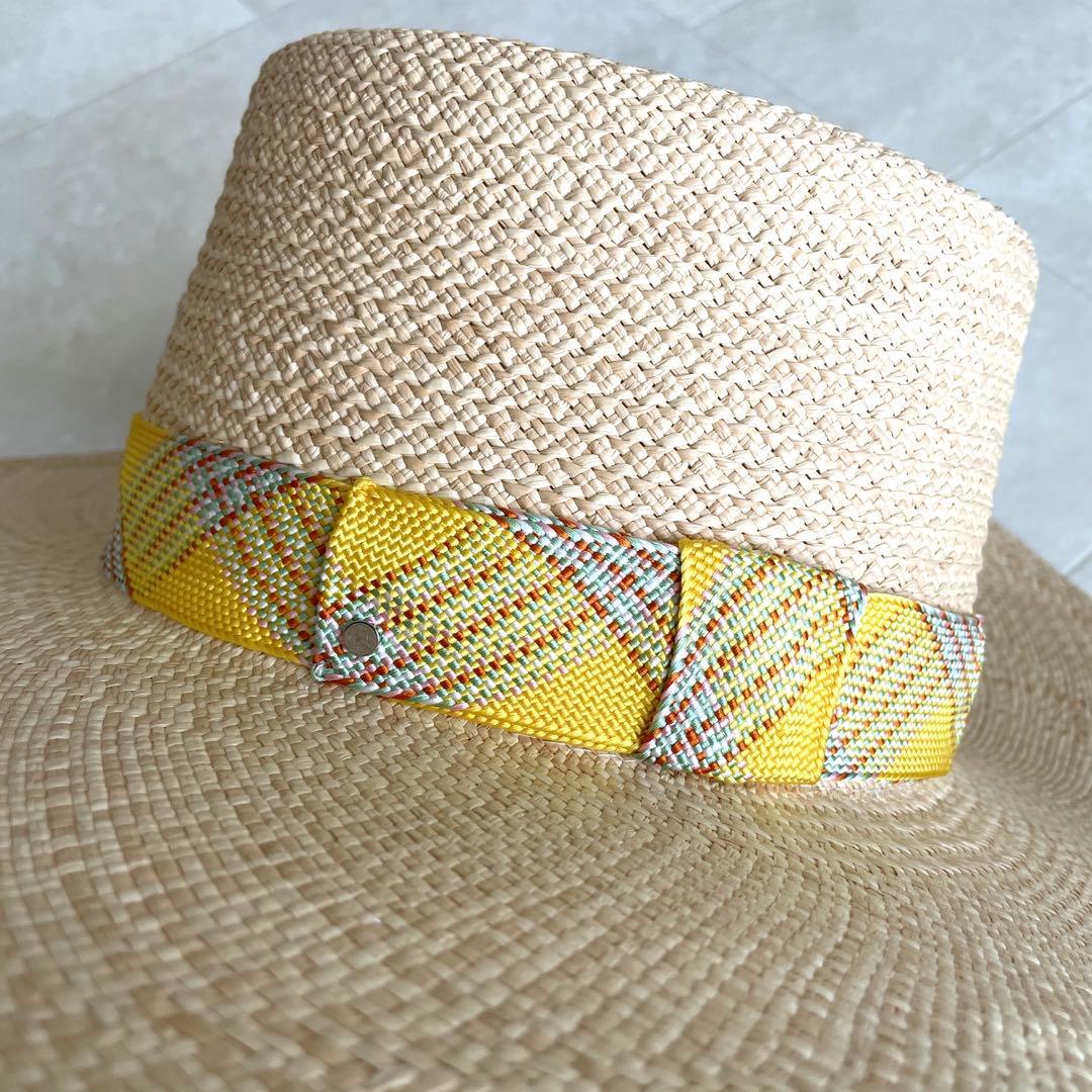 エルメス　新品未使用　ストローハット　パナマ　麦わら帽子　HERMES