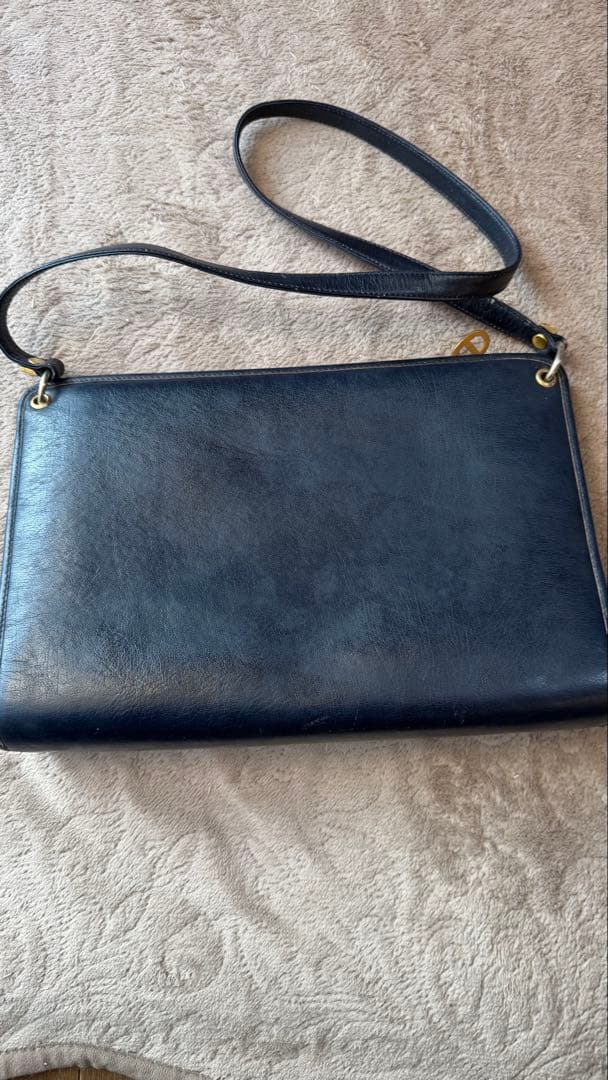 クリスチャン ディオール Christian Dior レザー ショルダーバッグ