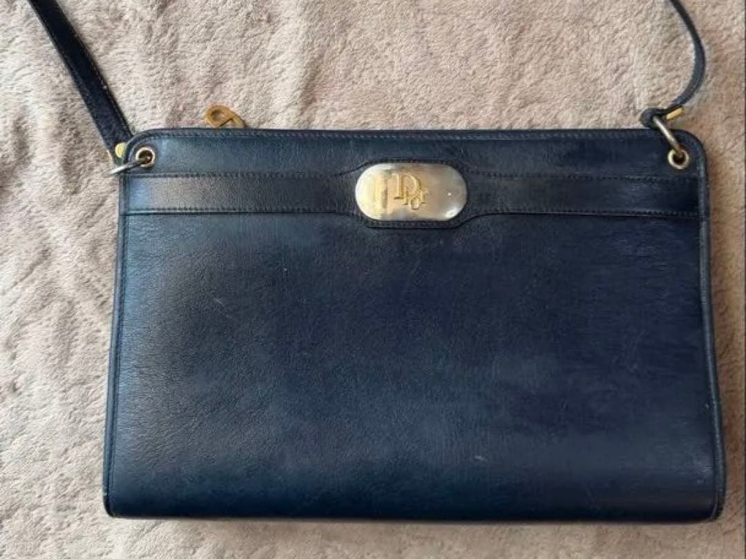 クリスチャン ディオール Christian Dior レザー ショルダーバッグ