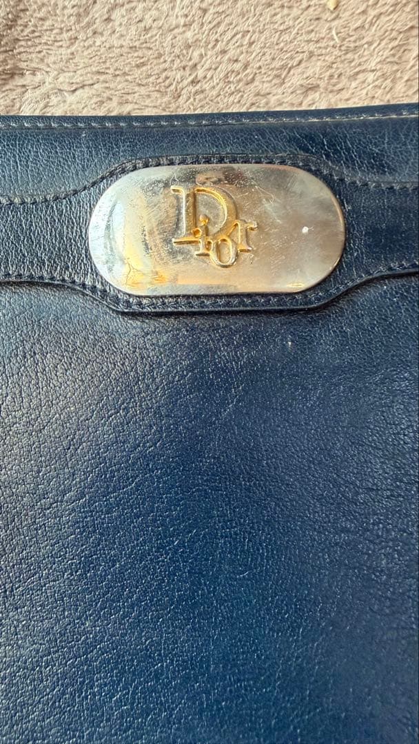 クリスチャン ディオール Christian Dior レザー ショルダーバッグ