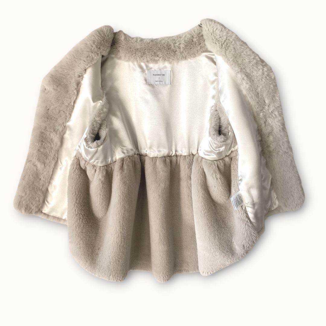 マリードール MARIED'OR ファーベスト クリーム系 エコファー ふわふわ