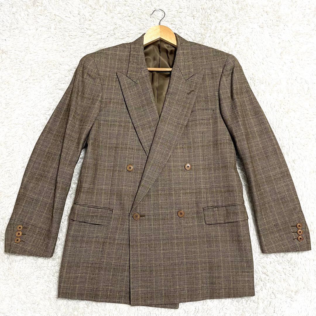 ✨美品✨Karl Helmut ビジネススーツ ダブルボタン グレンチェック M