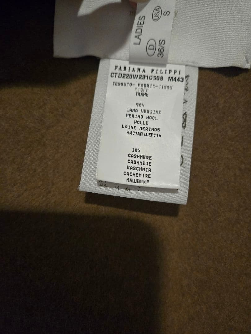 FABIANA FILIPPI ファビアナフィリッピ ケープ ポンチョ