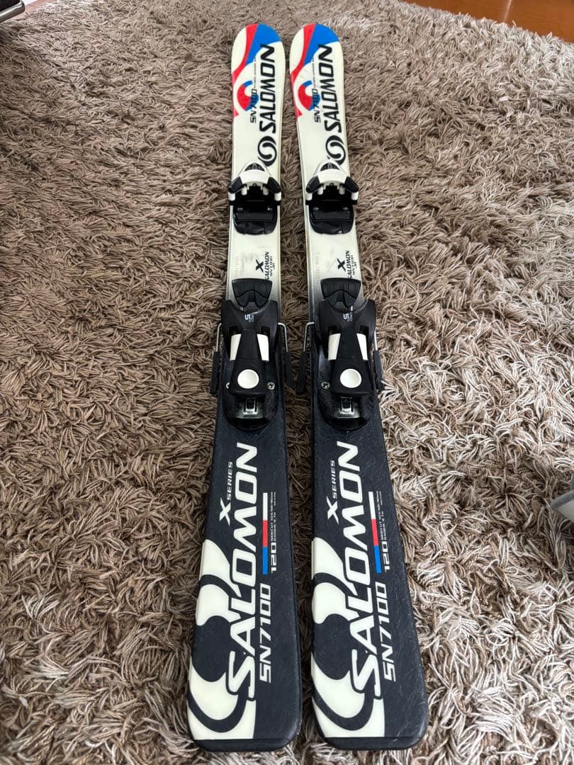 子供用 サロモンスキーセット 板120cm 靴19-20cm 送料込み