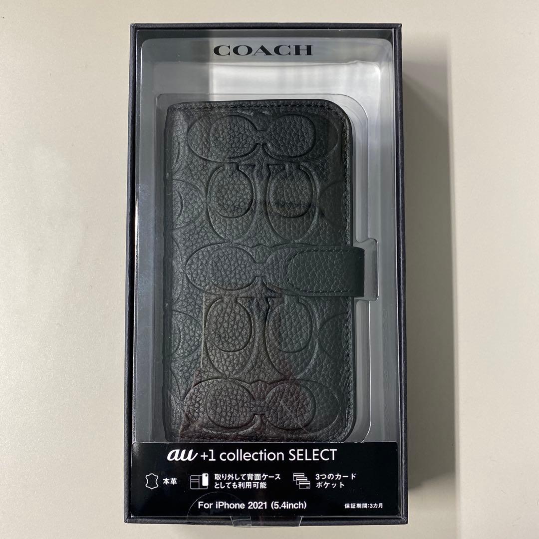 COACH ブックタイプケース iPhone13mini用 ブラック