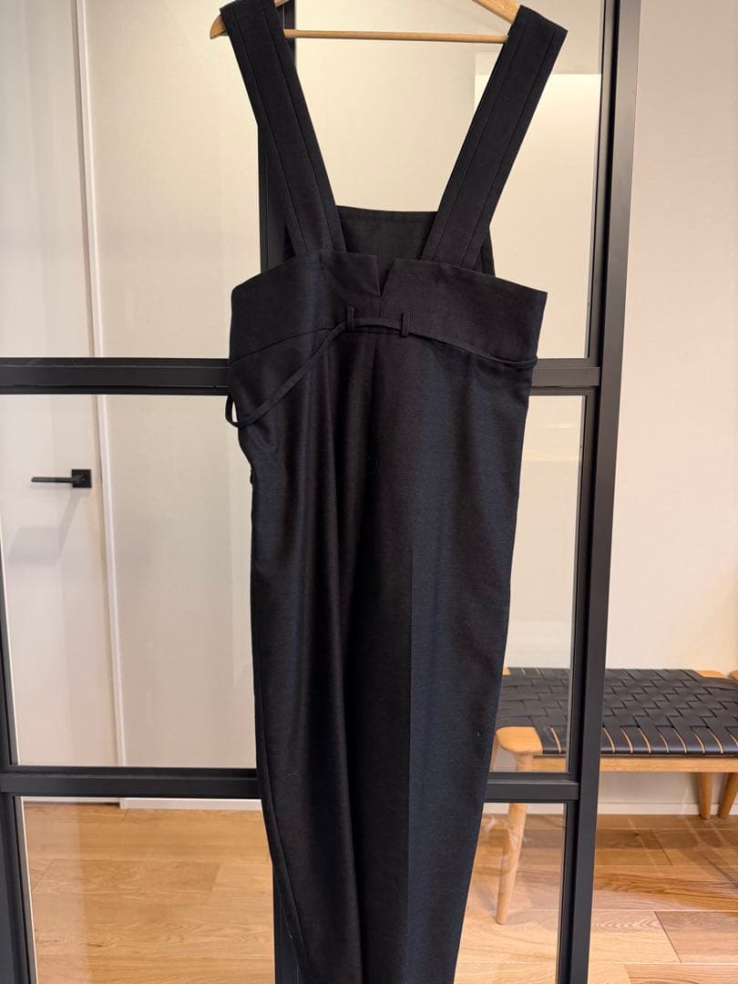 DRAWERドゥロワー　コットンウールツイルサロペット36