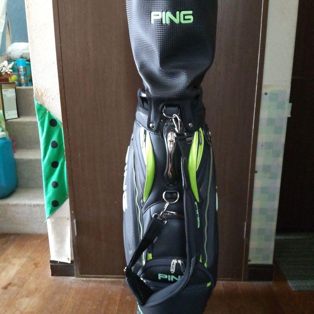 PING キャディバッグ ブラック/グリーン