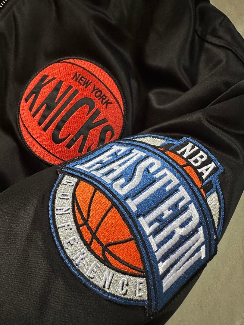 Mitchell & Ness NBA サテンボンバージャケット MA-1 XL