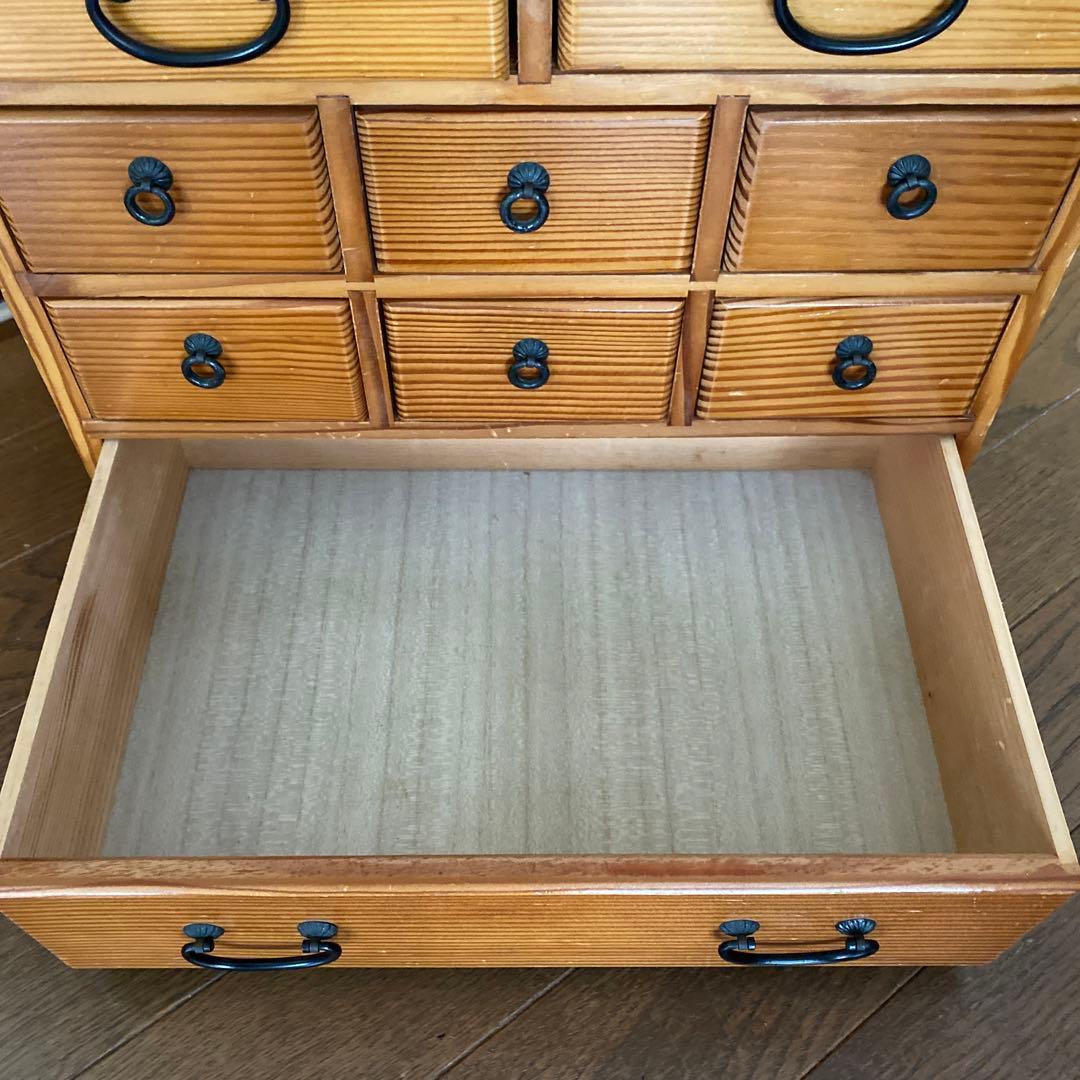 薬箪笥　木製和風デザイン23引き出し　チェスト　小箪笥