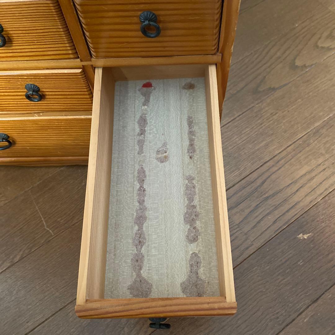 薬箪笥　木製和風デザイン23引き出し　チェスト　小箪笥