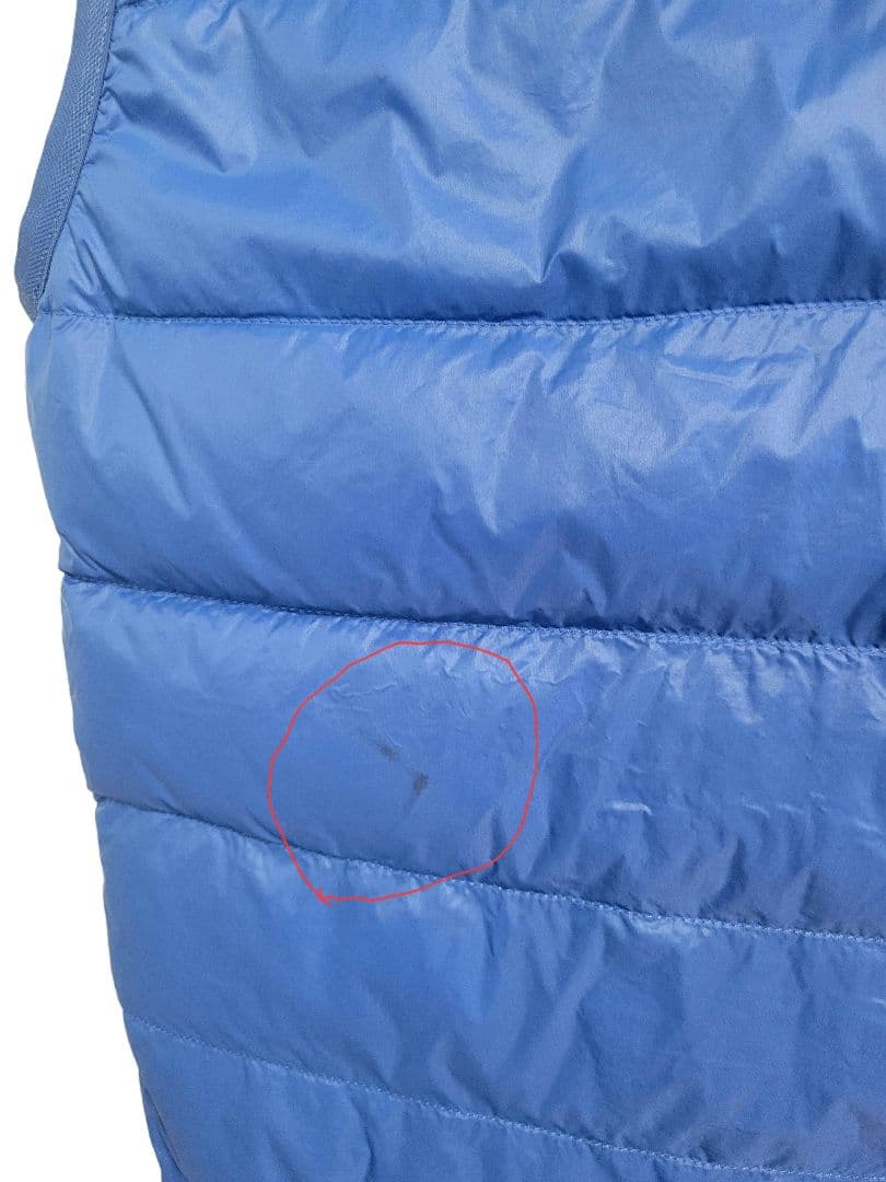 PRADA ロゴプレート 三角プレート ジップ ダウンベスト 44