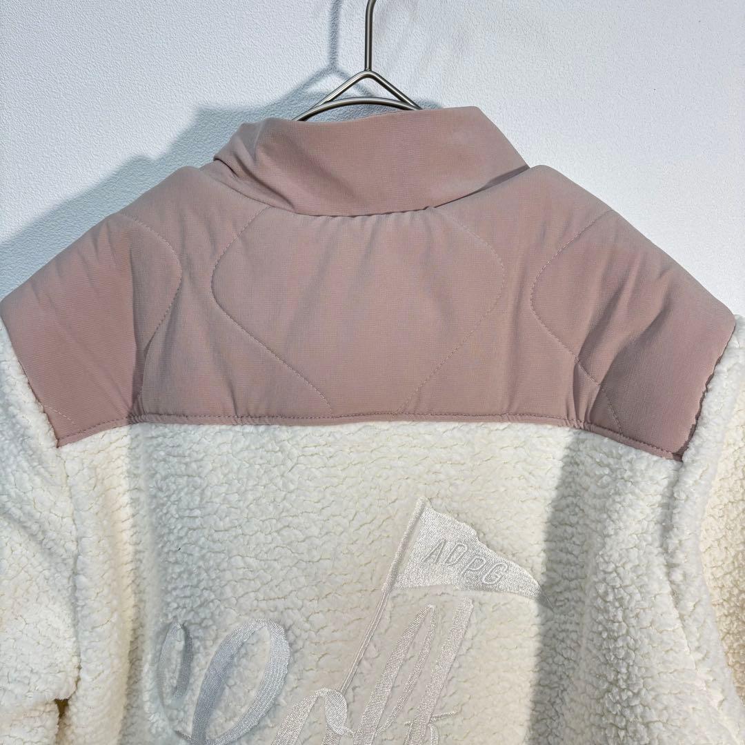 未使用　adidasゴルフ　ボアジャケット　裏起毛スカート　セットアップ　L