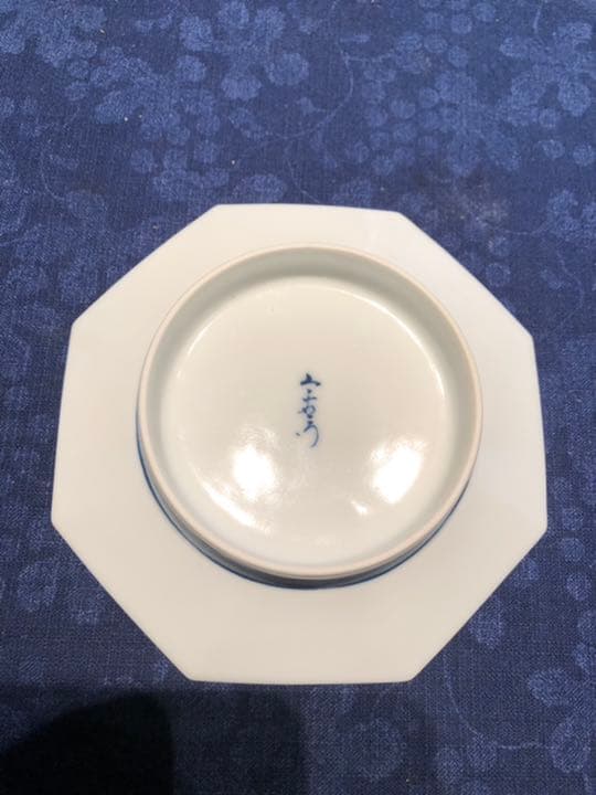 今右衛門窯　銘々八角皿5客セット（新品未使用品）