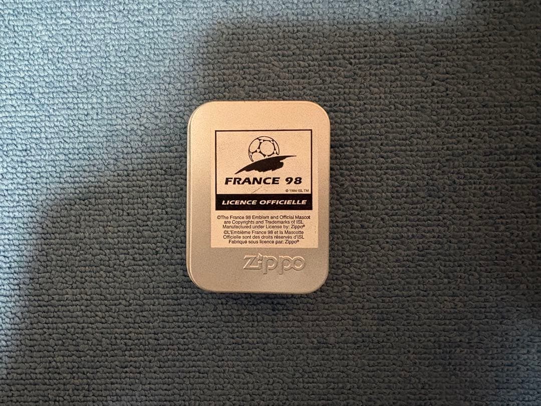 【レア】 限定品 ZIPPO ライター サッカー フランスワールドカップ98