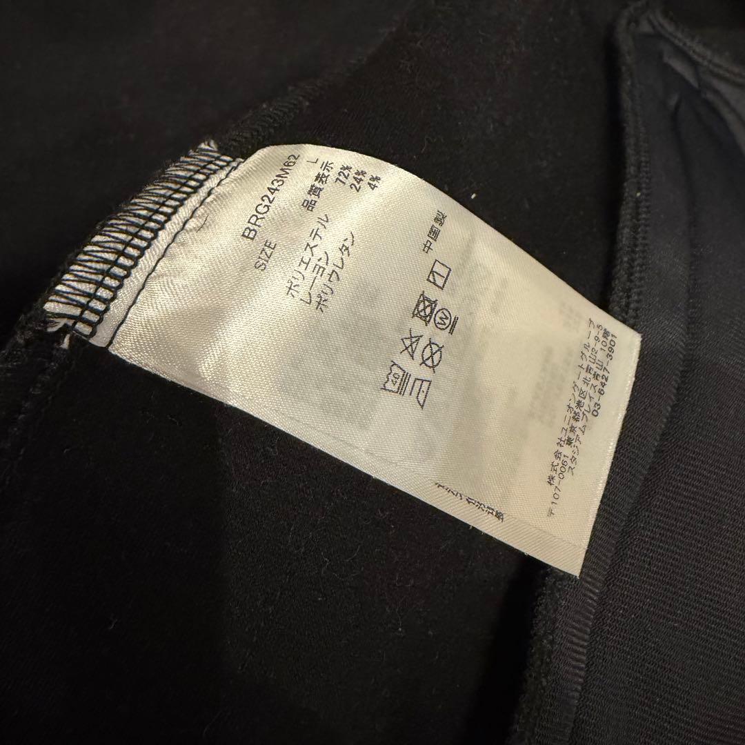 美品　BRIEFING ロゴパーカー　フーディ　ジップパーカー　3Dロゴ