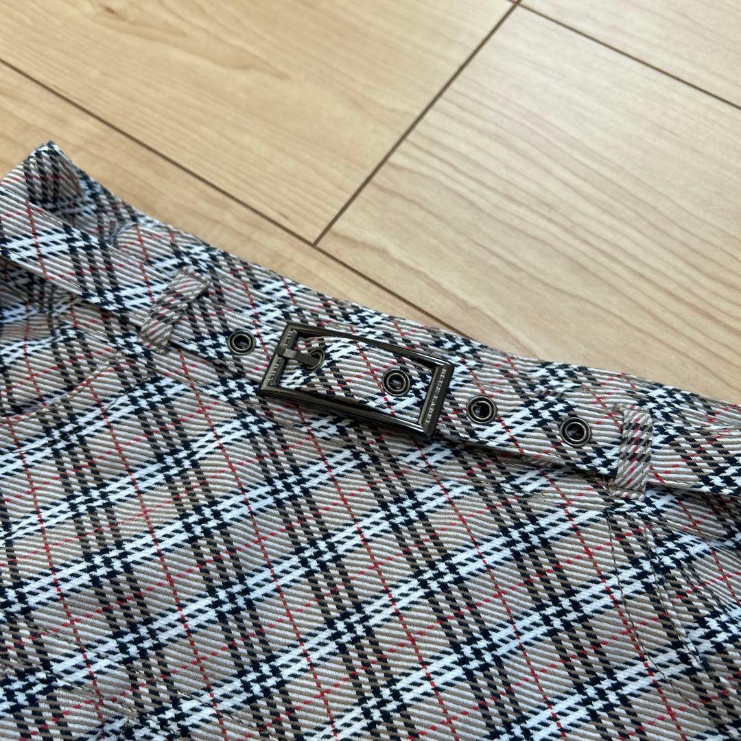 BURBERRYBLUE LABEL ミニスカート風 キュロット　ノバチェック