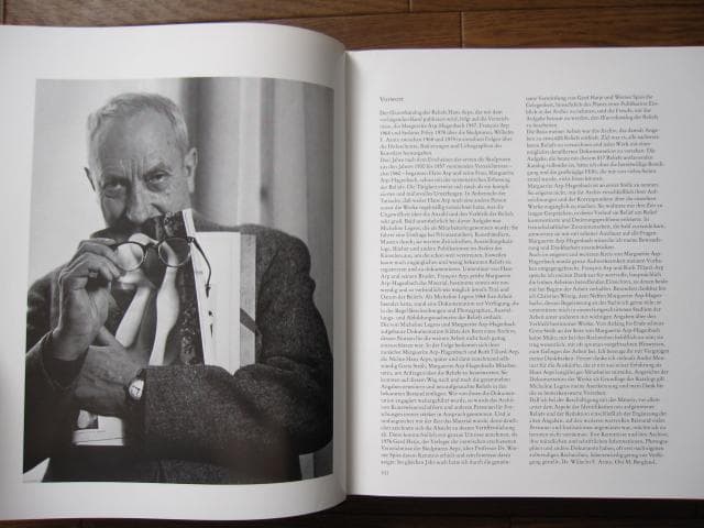 アート・デザイン・音楽 Hans Arp: die Reliefs, oeuvre-Katalog