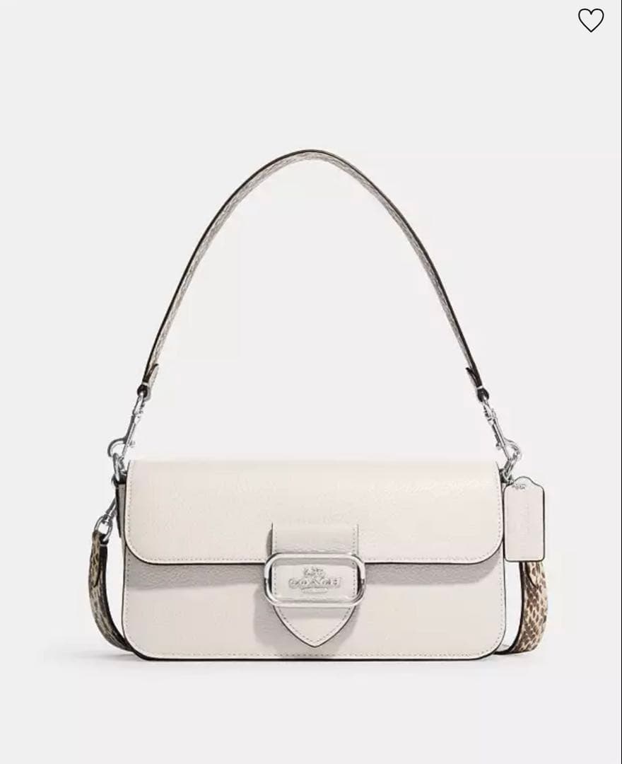 モーガン ショルダーバッグ ホワイト　coach コーチ