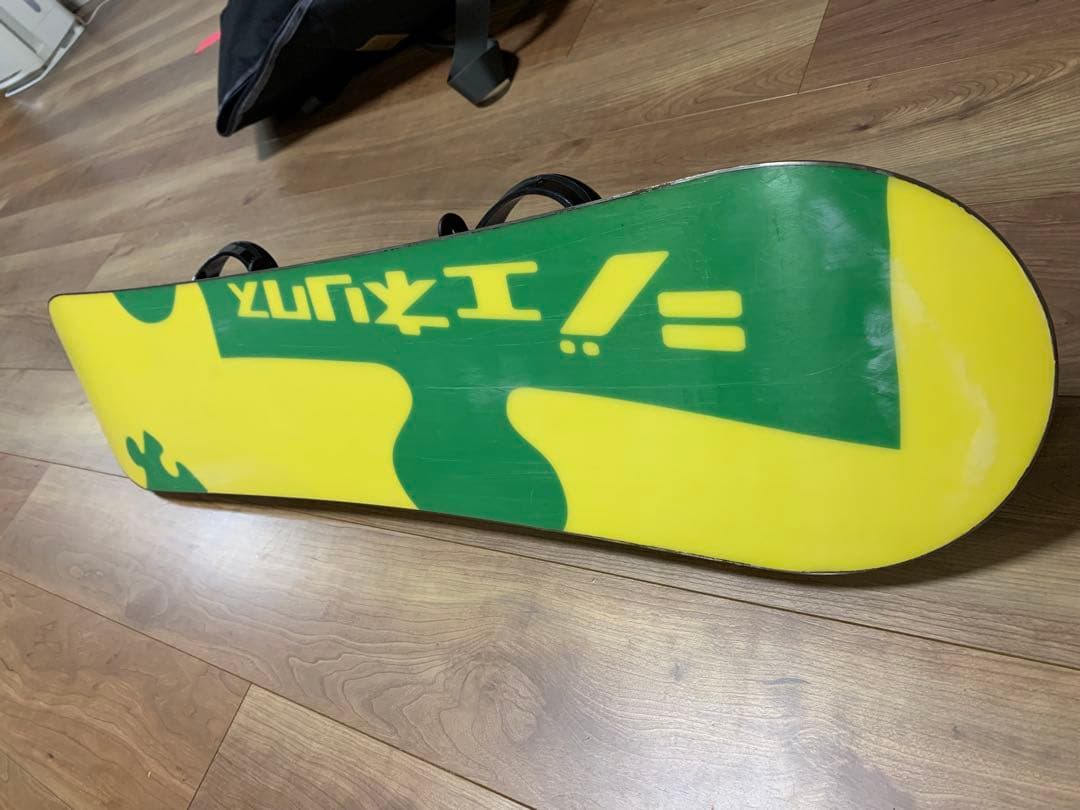 IGNIO カモフラージュ スノーボード バインディング付き