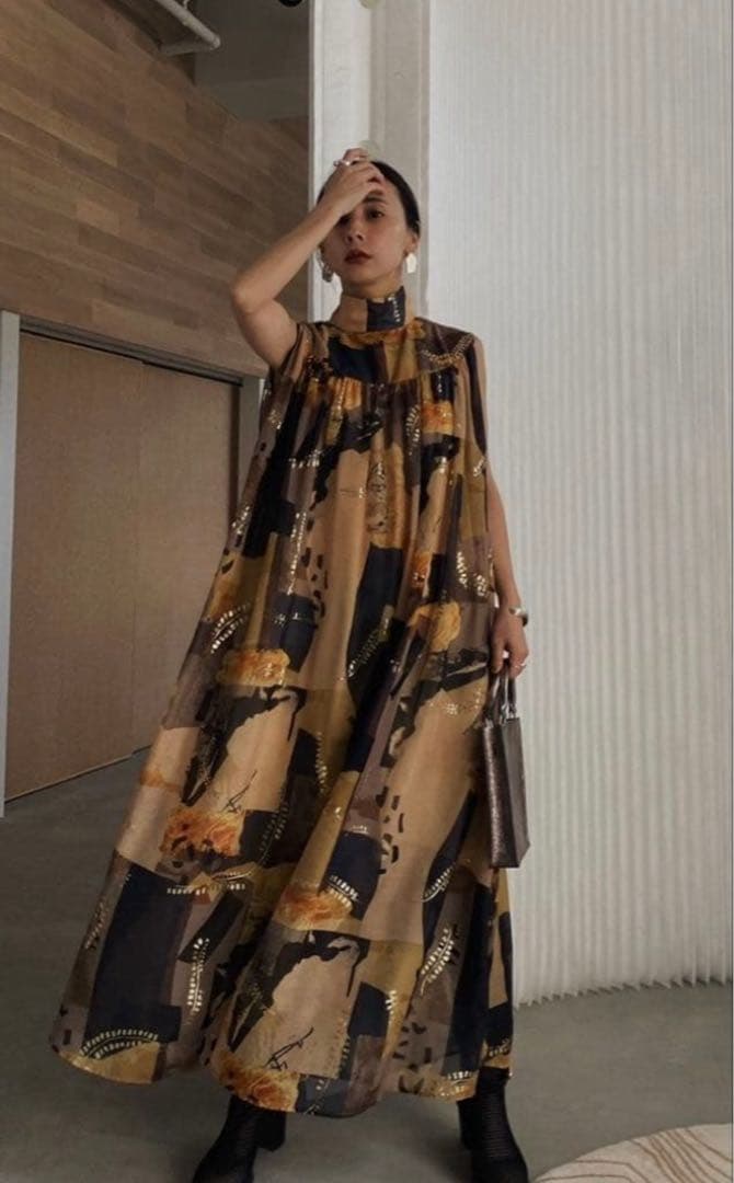 【最終お値引き】EMILIE GATHER DRESS エミリーギャザードレス