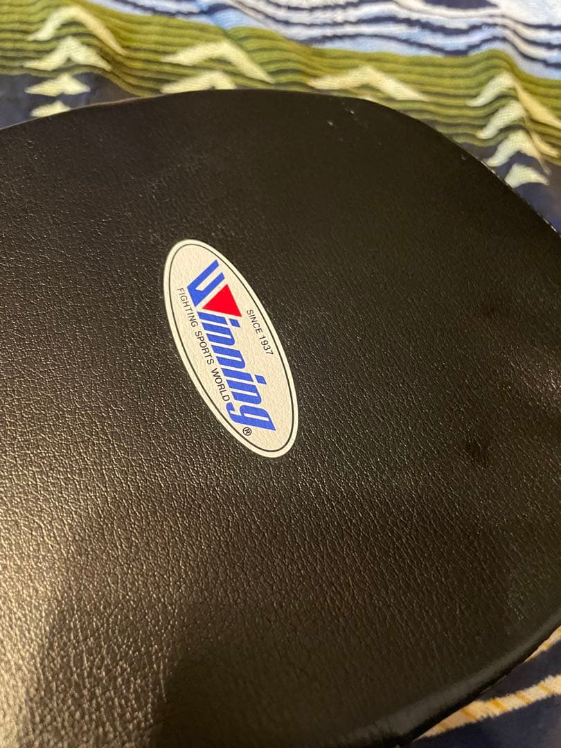 Winning 小判型　パンチングミット 黒