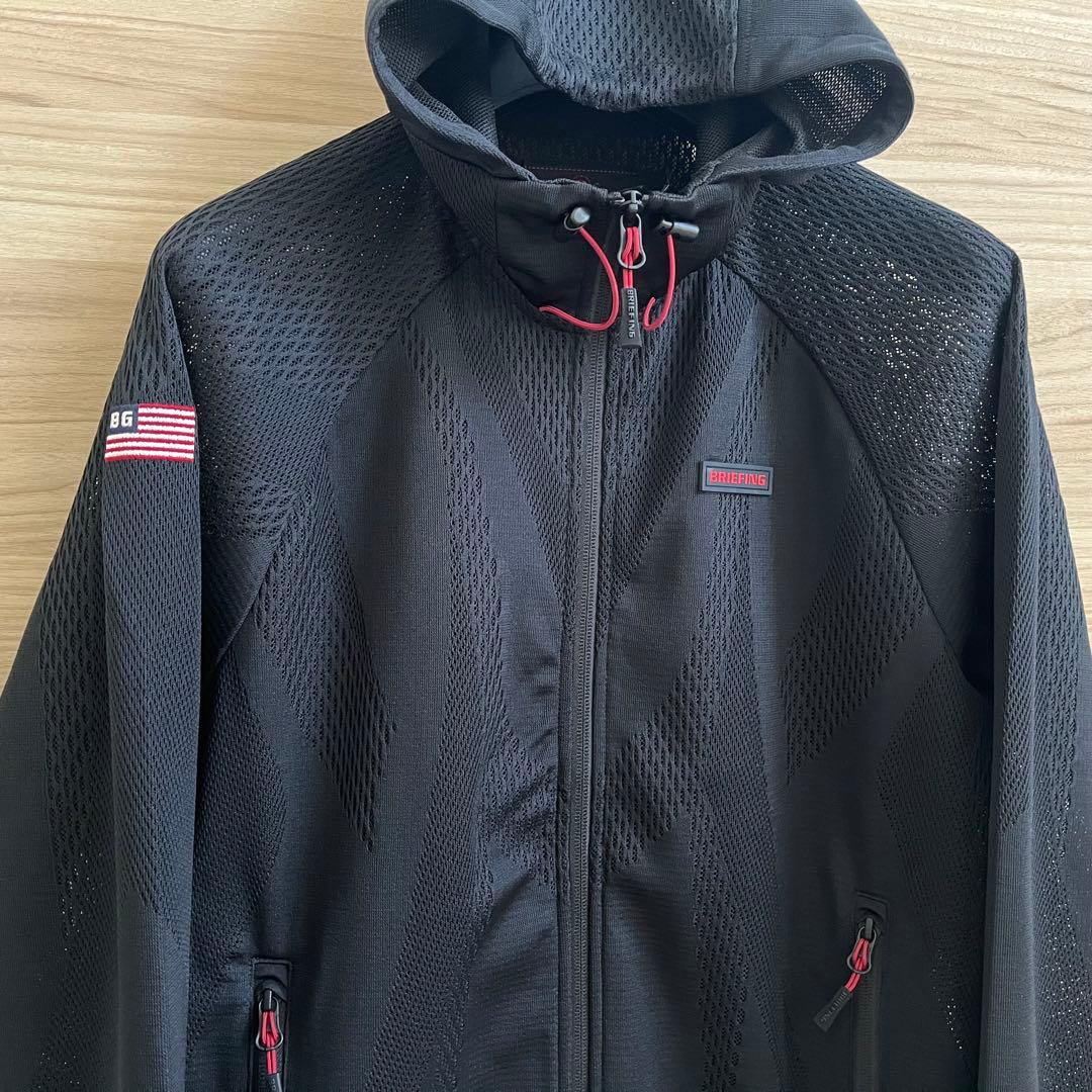 極美品★62,700円 BRIEFING RUSSEL PARKA 黒 メンズM