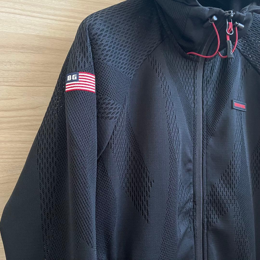 極美品★62,700円 BRIEFING RUSSEL PARKA 黒 メンズM