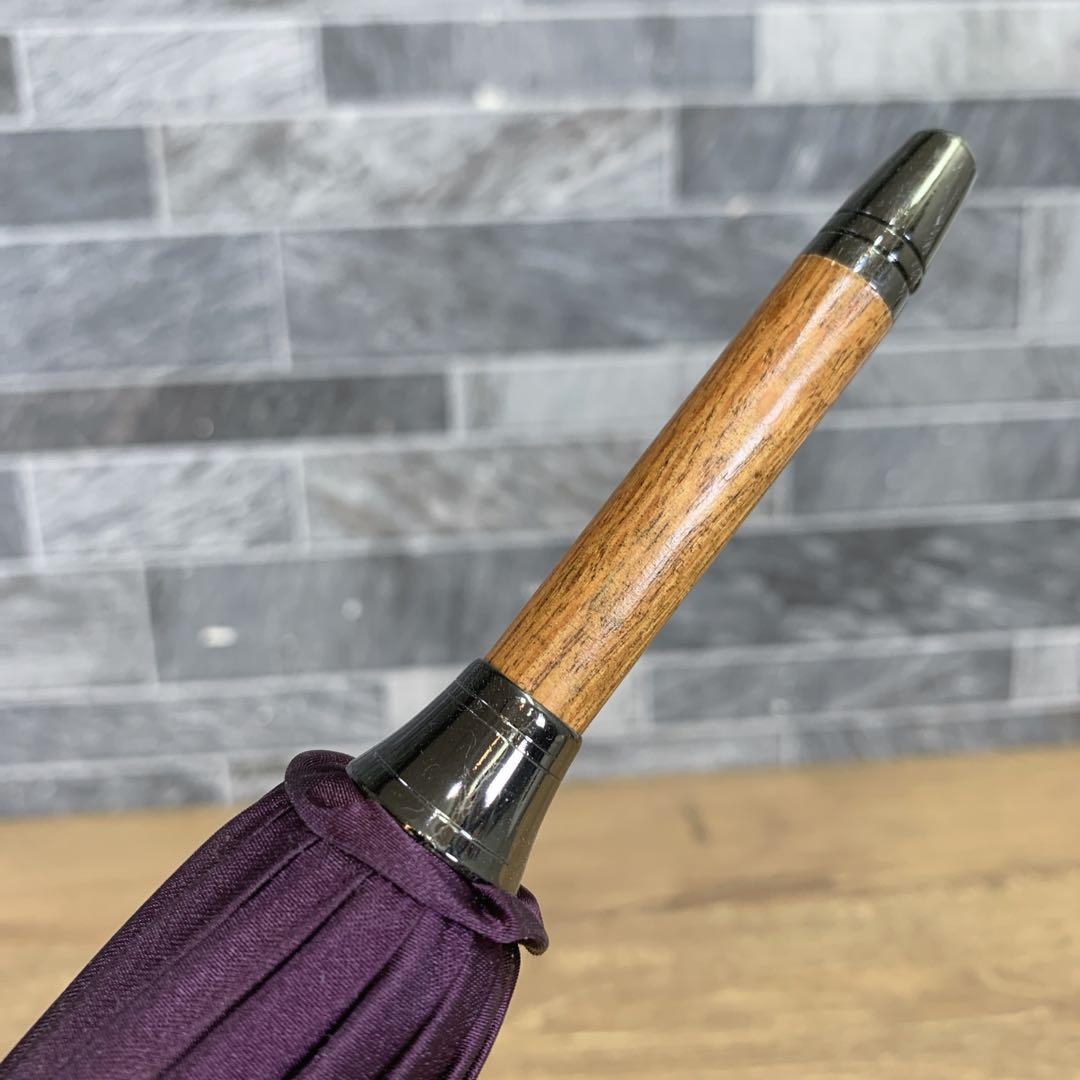 新品未使用　モンブランヤマグチ　ラ エドリーム　長傘 55cm 16本骨　紫色