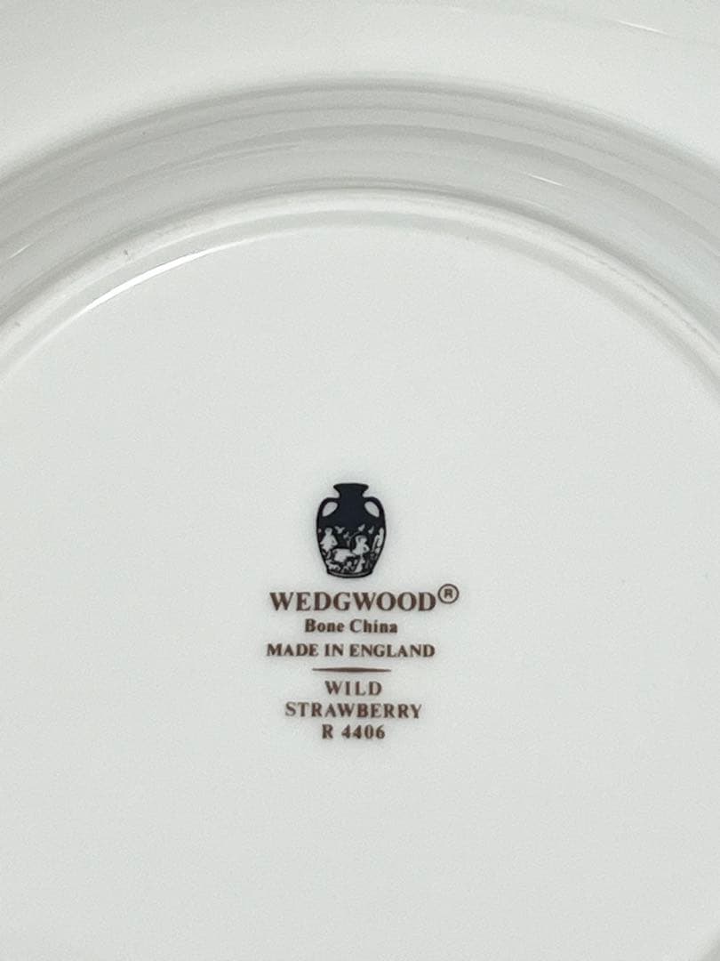 ウェッジウッド　ワイルドストロベリー　スーププレート　６枚セット