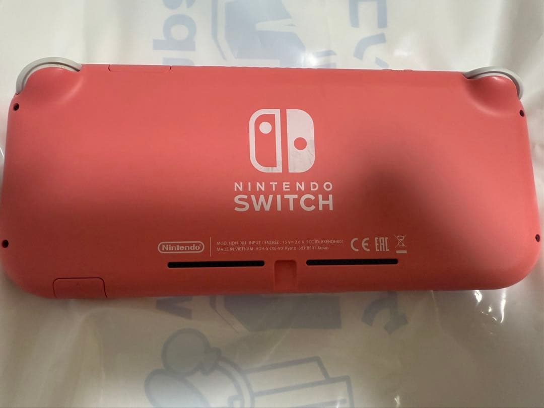 Nintendo Switch Lite コーラル　充電器付き