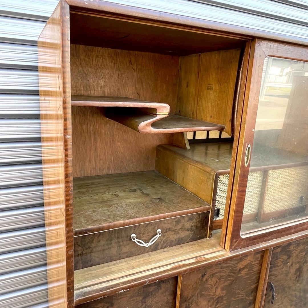 レトロ家具 昭和レトロなアンティーク茶箪笥 アンティーク