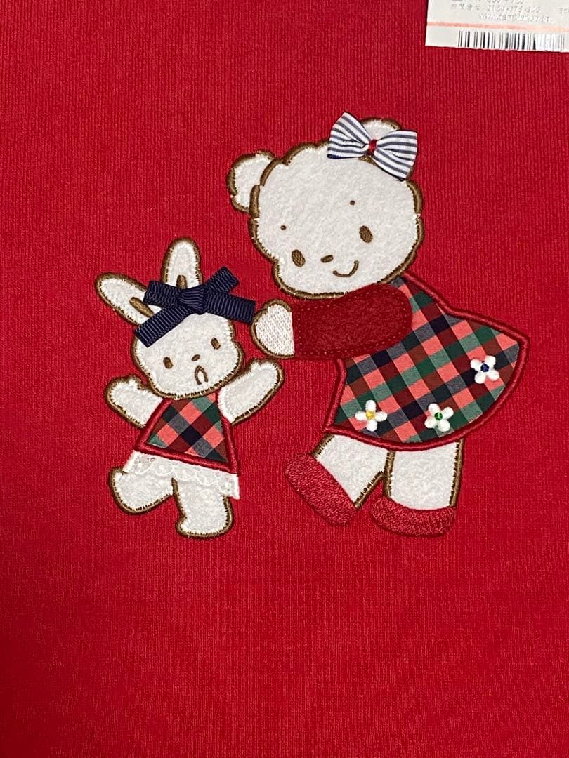 ファミリア　トレーナー　赤　100