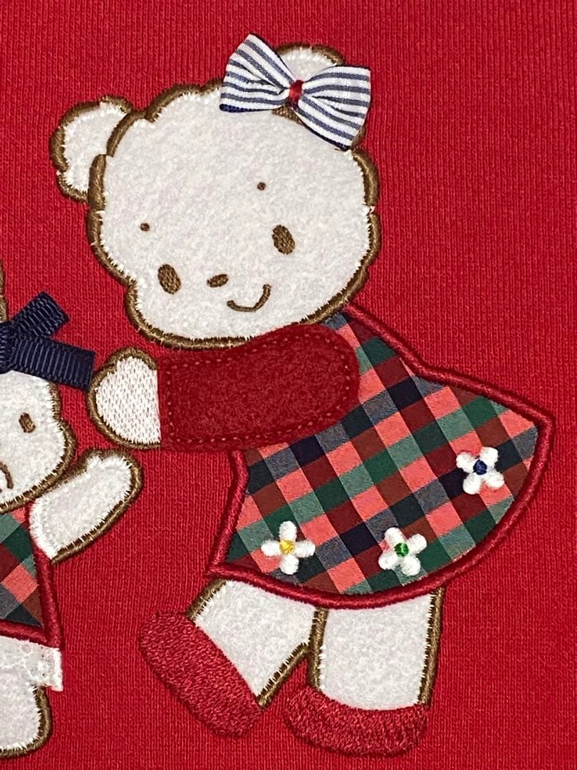 ファミリア　トレーナー　赤　100