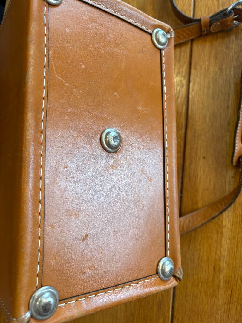 希少！CONTAX コンタックス ZEISS 西ドイツ 純正 本革カメラバッグ