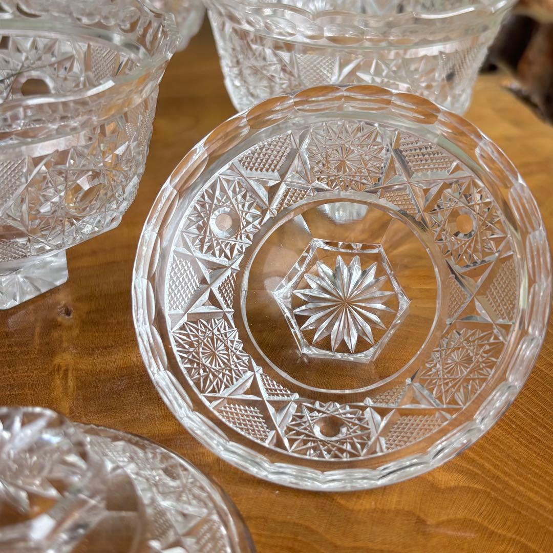 【希少】蓋付 珍味入 銀座和光 硝子 WAKO