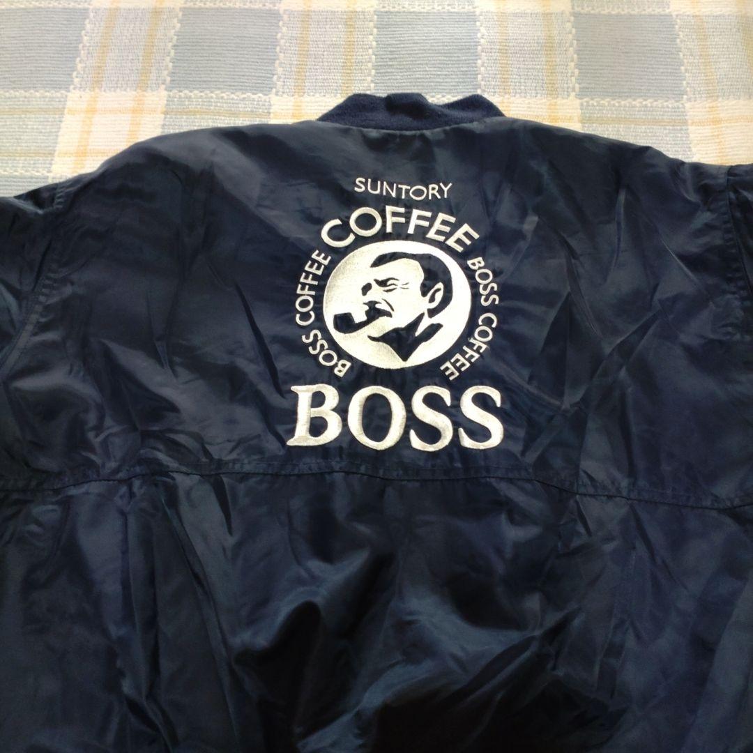 【希少】サントリーBOSS ボスジャン 90s MA-1 bossジャン