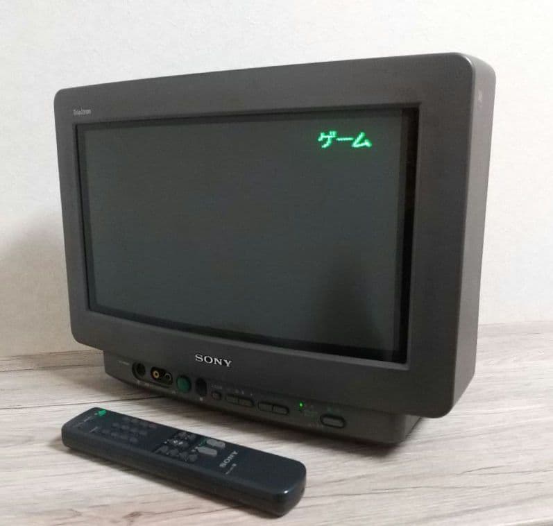 【美品】SONY Trinitron 16型 ブラウン管テレビ ゲームモード機能