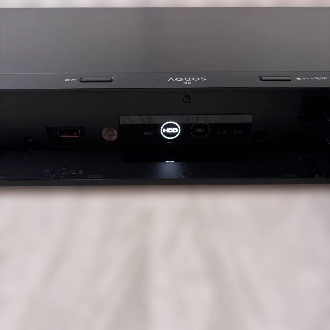 SHARP 2B-C10CW1 BLACKブルーレイディスクレコーダー本体のみ