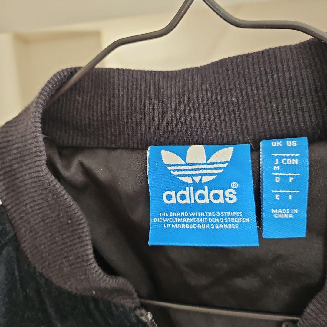 adidas ベルベットジャージ