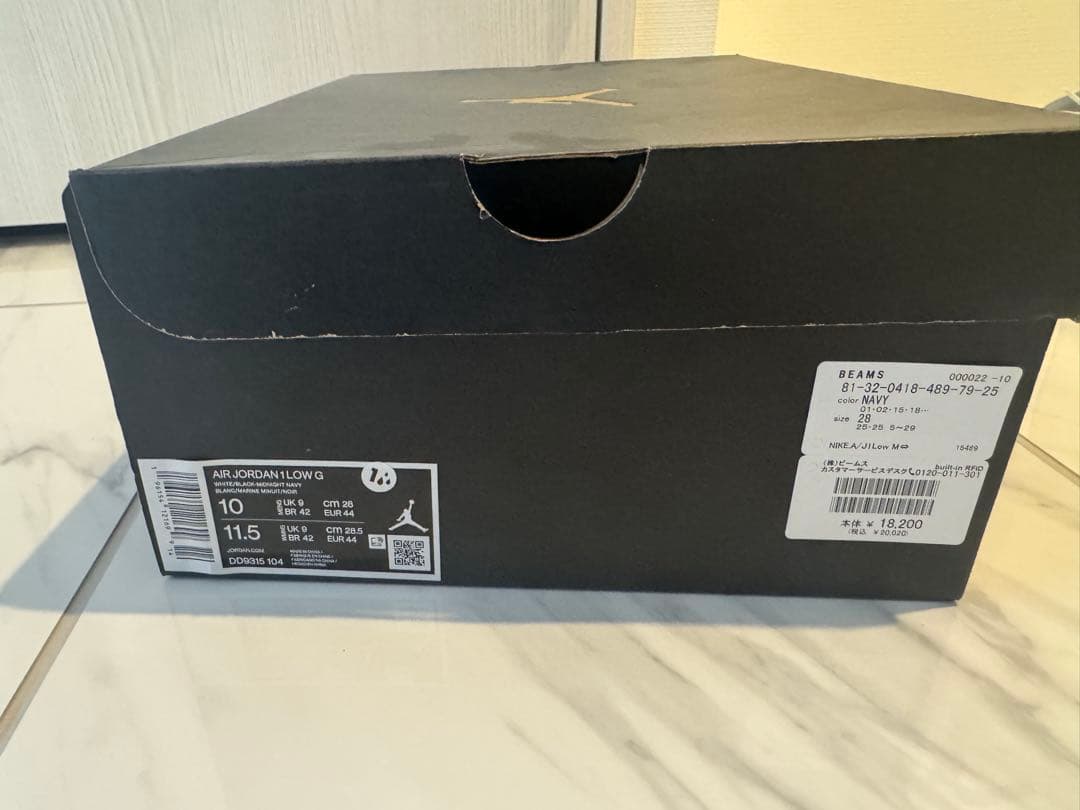 【美品】NIKE エアジョーダン1 LOW G ゴルフ 28cm 1回着用