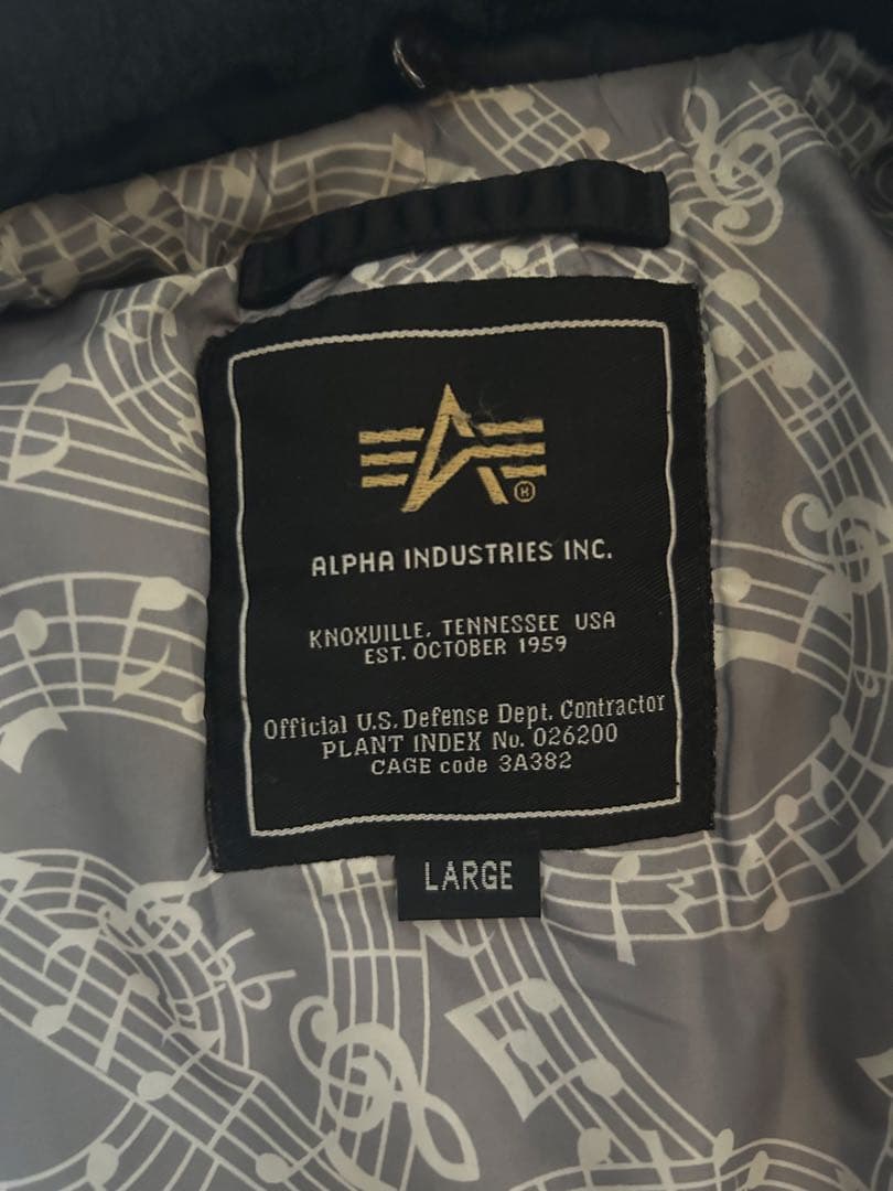 Alpha MA1 ＆ B-15 ブラック 黒